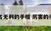 有名无利的手相 厉害的手相