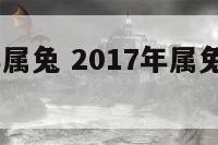 2017那年属兔 2017年属兔的运气怎么样