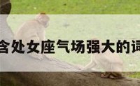 包含处女座气场强大的词条