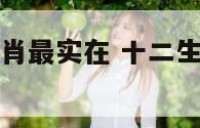 十二生肖什么肖最实在 十二生肖最实在的动物