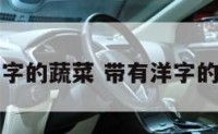 带洋字的蔬菜 带有洋字的蔬菜