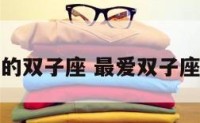我最爱的双子座 最爱双子座的星座