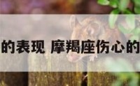 摩羯座伤心的表现 摩羯座伤心的表现是什么