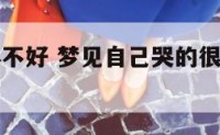梦见哭身体不好 梦见自己哭的很伤心哭不出声音
