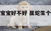 属蛇的生属宝宝好不好 属蛇生个属蛇宝宝好不好