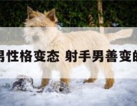 射手男性格变态 射手男善变的情绪