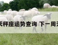 下周天秤座运势查询 下一周天秤座