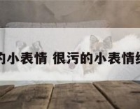 污的小表情 很污的小表情组合