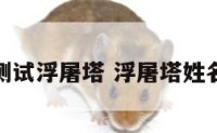 姓名测试浮屠塔 浮屠塔姓名测算