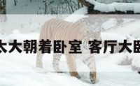客厅太大朝着卧室 客厅大卧室大