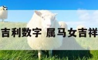 属马的女士吉利数字 属马女吉祥色吉祥数字