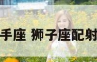 狮子座配和射手座 狮子座配射手座配对指数