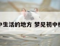 梦见初中生活的地方 梦见初中校园生活