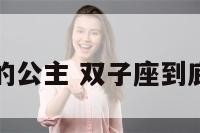双子座代表的公主 双子座到底是什么公主
