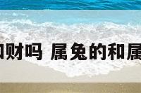 属兔和属虎和财吗 属兔的和属虎的和财吗?
