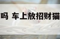 车上摆招财猫吗 车上放招财猫怎么摆放招财最好
