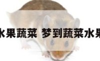 梦到好多水果蔬菜 梦到蔬菜水果好多很大