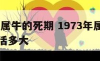 1973年属牛的死期 1973年属牛最终寿命能活多大