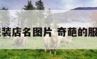 奇葩服装店名图片 奇葩的服装店名