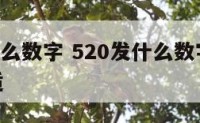 520发什么数字 520发什么数字红包给老婆合适