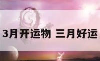 3月开运物 三月好运