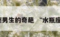 水瓶座男生的奇葩 “水瓶座男生”