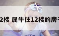 属牛住12楼 属牛住12楼的房子好不好