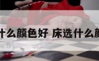 床选什么颜色好 床选什么颜色的