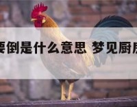 梦见厨房要倒是什么意思 梦见厨房倾斜什么征兆