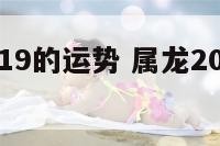 属龙男2019的运势 属龙2019年运势及运程