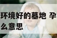 孕妇梦见一片环境好的墓地 孕妇梦见一片环境好的墓地什么意思