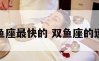 双鱼座最快的 双鱼座的速度