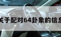 关于配对64卦象的信息