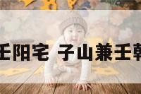 子山兼壬阳宅 子山兼壬朝向好吗