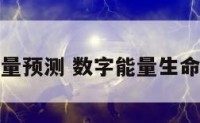 生命数字能量预测 数字能量生命密码计算法