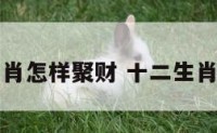 用十二生肖怎样聚财 十二生肖财运如何