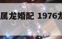 女人1976属龙婚配 1976龙女和什么生肖最配