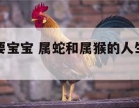 属蛇和猴要宝宝 属蛇和属猴的人生什么属相的宝宝好