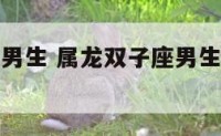 属龙双子座男生 属龙双子座男生的性格和命运