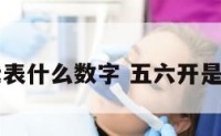 五六开代表什么数字 五六开是哪个生肖