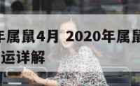 2020年属鼠4月 2020年属鼠4月底出生命运详解