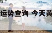 今天黄历生肖运势查询 今天黄历生肖相冲黄历
