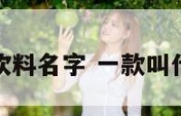 很有力量的饮料名字 一款叫什么力的饮料