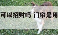 普通料门帘可以招财吗 门帘是用什么材料做的