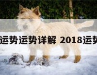 2018运势运势详解 2018运势查询