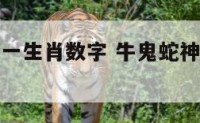 牛鬼蛇神打一生肖数字 牛鬼蛇神打一最佳数字