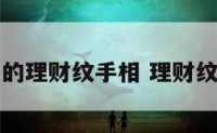 多条长的理财纹手相 理财纹很多条