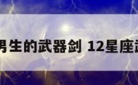 12星座男生的武器剑 12星座武器装备