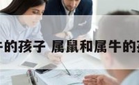 属鼠和属牛的孩子 属鼠和属牛的孩子相克吗