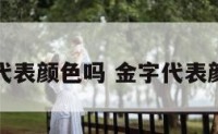 金字代表颜色吗 金字代表颜色吗